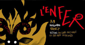 Détail de l'affiche du festival de micro-édition l'Enfer à Nancy.
