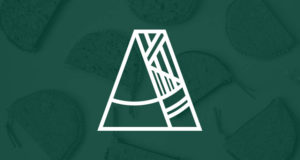 Logo du l'Atelier Albert en blanc sur fond vert