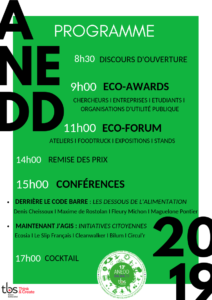 Programme complet des ANEDD 2019 à la Toulouse Business School en couverture des news