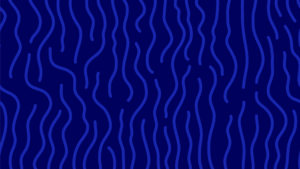 Image de couverture du site internet du studio de création graphique Superfruit à Toulouse : formes abstraites sur fond bleu