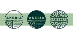 Nouveaux logotypes ronds AKEBIA en couverture de l'article du blog Superfruit