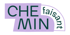 animation du logo de Chemin Faisant, association pour l'économie circulaire et la transition écologique. Identité conçue par Superfruit
